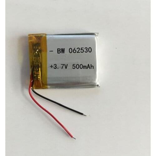 602530 3.7V polymer lithium battery card sound safety first traffic recorder