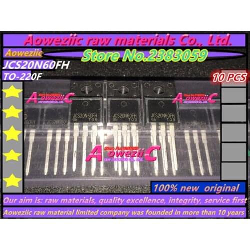 Aoweziic 100% new original JCS20N60FH 20N60 TO-220F Field effect transistor 600V 20A