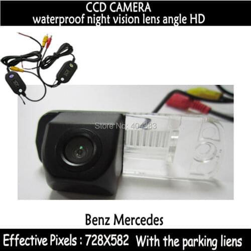 Wirelss CCD rear view camera transmitter parking camera for Benz C-Class W203 E-Class W211 CLS-Class 300 W219 R350 R500 ML350