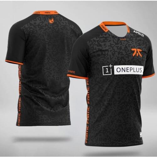 CSGO LEC LCS Fnatics FNC LoL Team Uniform Jersey Bwipo Tshirt Fans Men Women Short Sleeve T shirts Custom Dota Tee Shirt