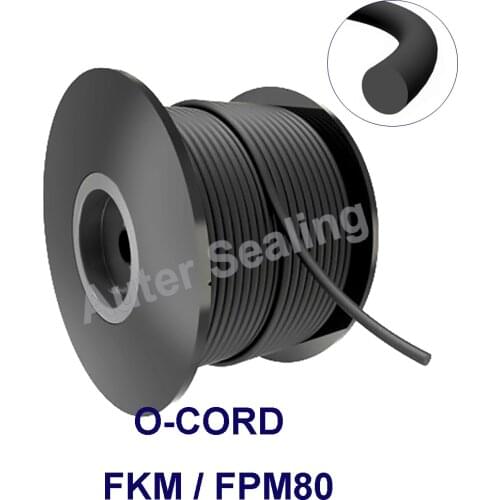 O-cord DIA=8 / 9 / 10 MM FKM80B Ocord FPM80
