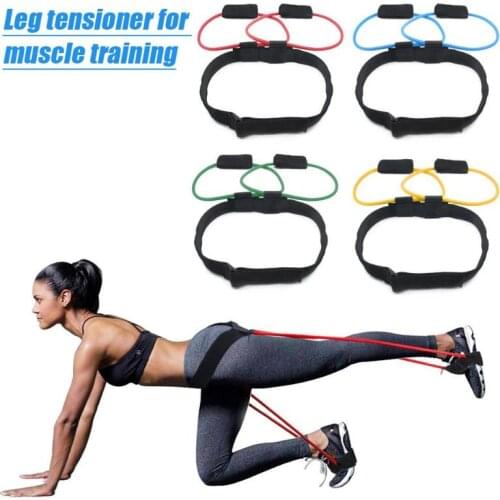 Fitness Band Resistance Bands Women Booty Butt Adjustable Waist Belt Pedal Exerciser for Glutes Muscle Workout Training Bands