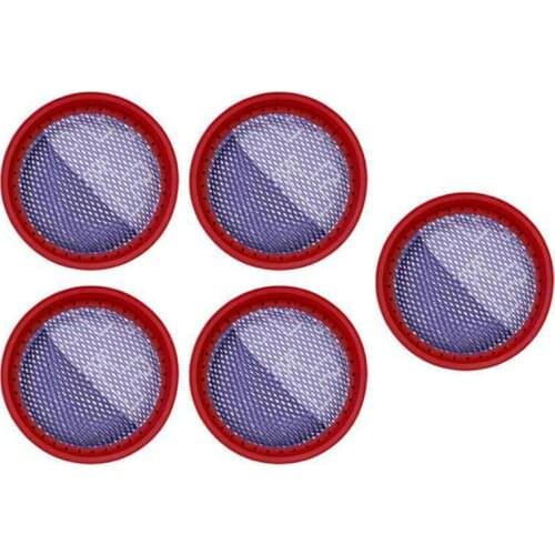 5Pcs for Dibea D18 D008Pro Handheld Vacuum Cleaner Round Washable Filter Filter Vacuum Cleaner Filter