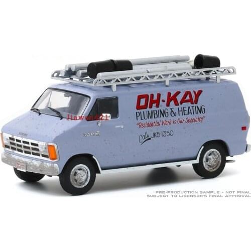 GreenLight 1:43 1986 Dodge Ram Van Oh-Kay Collection Metal Die-cast Simulation Model Cars Toys