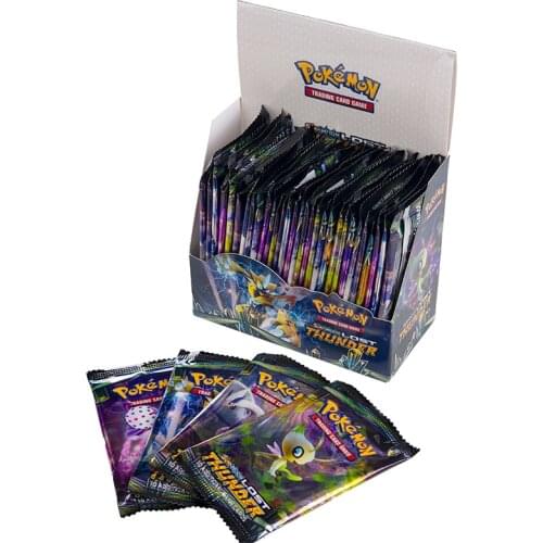 English Version 324Pcs/Box Pokemon Collectible Cards Lost Thunder Evolutions Sun & Moon Sword Shield Trading Game Booster Toys