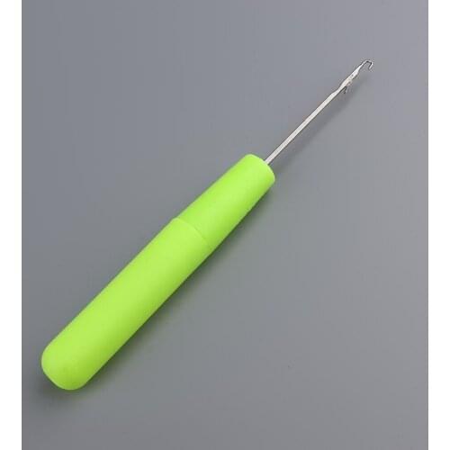 Red Flower Latch Hook Rug Kit Embroidery Crafts DIY Pillow Case Cushion Cover 16x16in