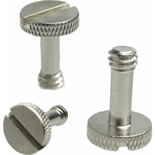New Stainless Steel long 1/4" camera screw for tripod and Quick Release plate 56