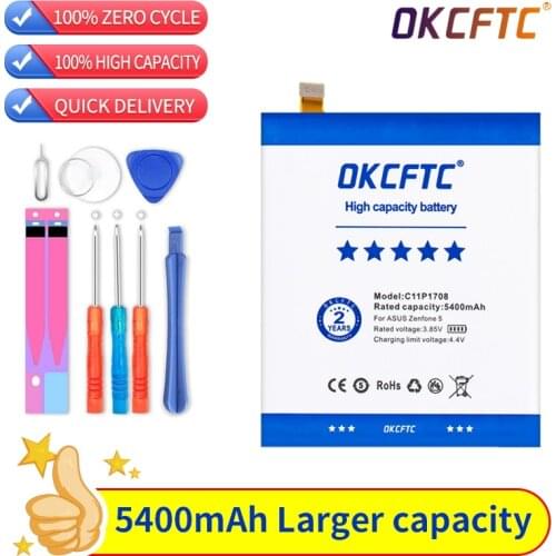 OKCFTC Asus ZenFone 5 Batteries