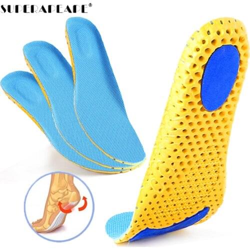 Orthopedic Memory Foam Sport Support Insert Feet Care Insoles for Shoes Men Women Orthotic Breathable Running Cushion Men Women