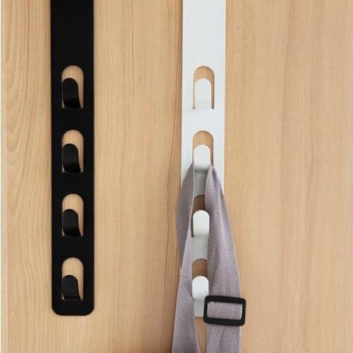 Punch-free Multi-function Metal Wall Hanger Living Room Over The Door Hook Rack Hat Hooks Home Organizer