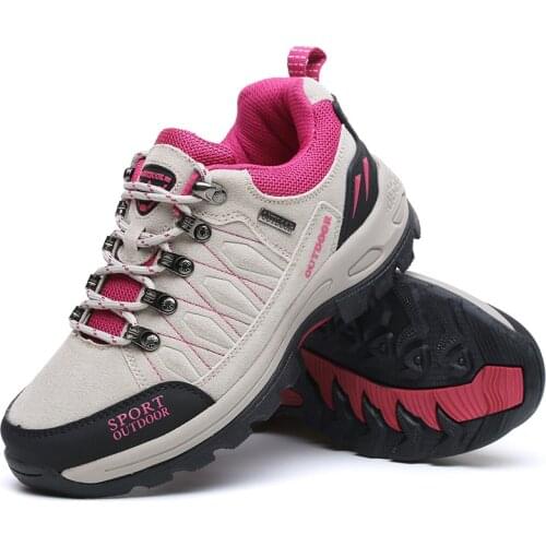 Hiking Mountain Shoes Women Ankle Boots Men Climbing Shoes Ladies Sports Shoes Outdoor Non-slip Walking Tourism Sneakers Unisex