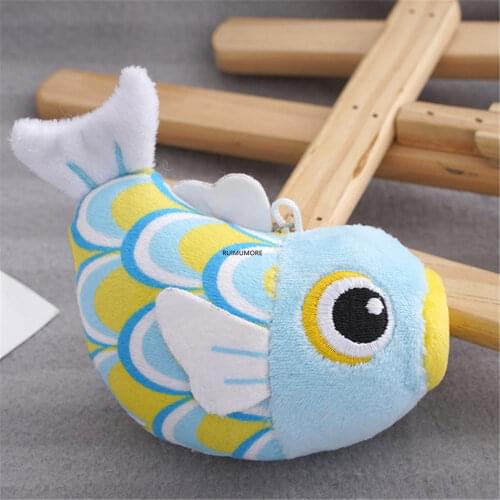 FISH 6CM Approx. Plush Stuffed Toy Doll , Keychain Little Gift toy Wedding Bouquet Plush Decor Toys