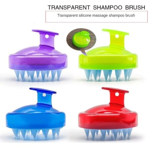 Silicone Shampoo Brush Scalp Soothing Fatigue Massage Brush Shampoo Comb Adult Shampoo Comfortable Massager and Hair Comb
