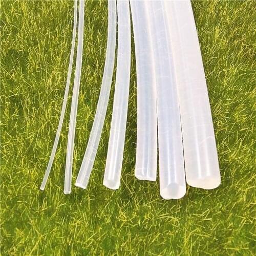 Length 1M to 10M solid round clear silicone sealing strip high temperature resistance round silicone rubber sealing strip