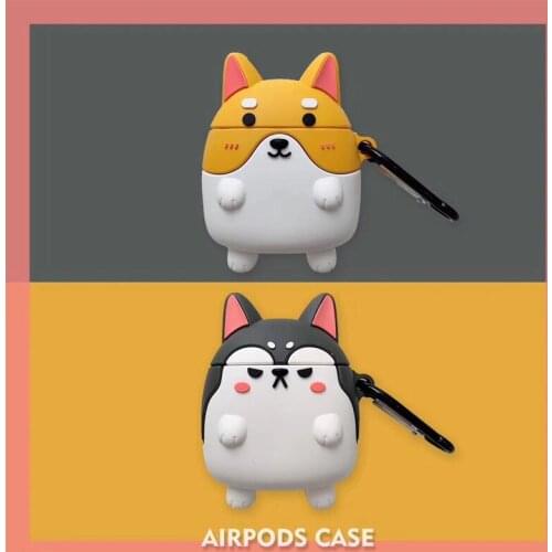 Welsh corgi pembroke For AirPods 1 2 earphone case AirPods Pro Case Cute cartoon headphone Cover Protect Wireless Headset cover