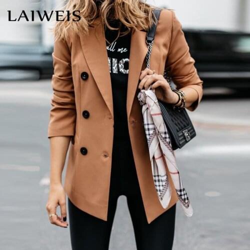 2021 New Fashion Winter Women Solid Color Jackets Work Office Lady Suit Slim Irregular Business Female Blazer Coat Talever Traje