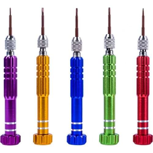 1 Pc 5 in 1 Screwdriver Magnetic Scratch Resistant Metal Nut Driver Bit for Mobile Phone Repair Precision Screwdriver Hand Tool