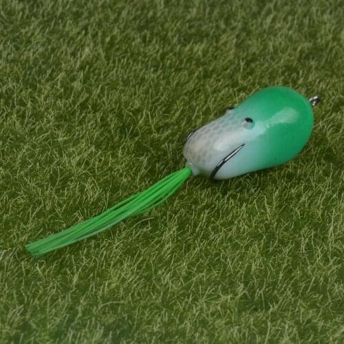 1PCS Topwater Lure Soft Silicone octopus Wobblers 50mm 8g Artificial Bait Fishing Lures For Snakehead