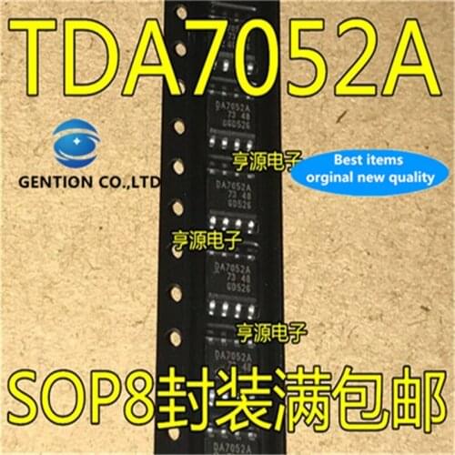 10Pcs DA7052A TDA7052A TDA7052 Audio power amplifier chip in stock 100% new and original