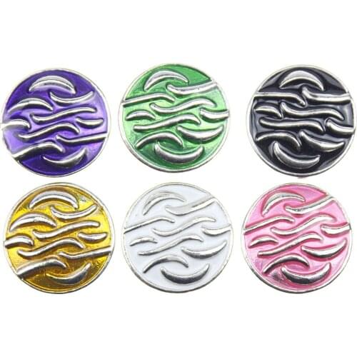 10pcs/Lot Mix 18mm Snap Button Jewelry Charm Rhinestone Ginger Button For Snap Fit DIY Snap Bracelets&Bangles Accessory