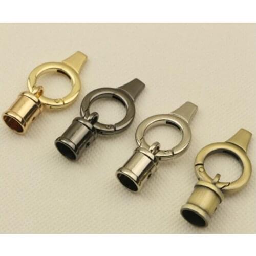20 PCS/lot) factory wholesale metal luggage handbag pendant ring metal buckle silk scarf lanyard hardware accessories