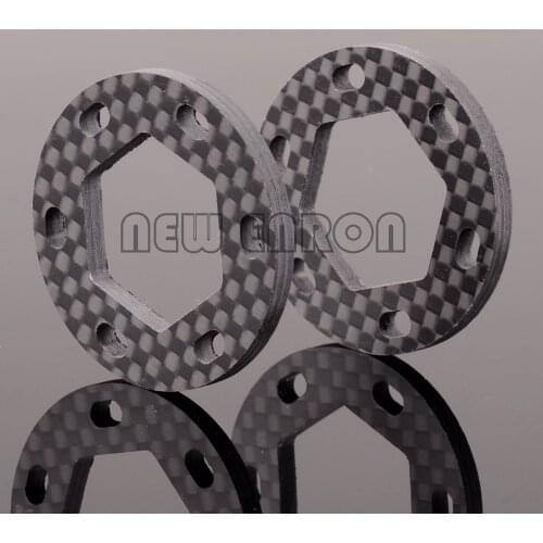 #87055 2Pcs Carbon Fiber Dual Fiberglass Brake Disk 19x35x3mm For RC Car Parts HPI Racing Savage X XL 4.6 XL 5.9 2.4GHz