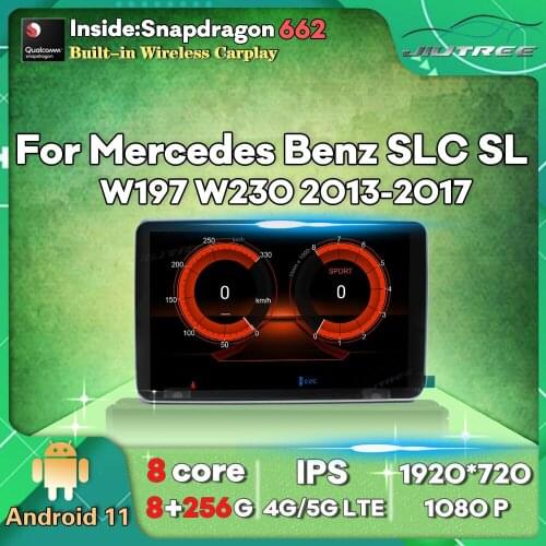 Android 11 Car Radio For Mercedes Benz SLC SL W197 W230 2013-2017 GPS Navigation DVD Multimedia Player Auto Stereo Reciver