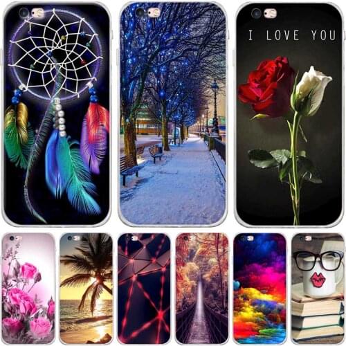 Case For iPhone5 5s SE 6 Case Back Cover For iphone 6s 7 8 Cover Thin TPU Soft Silicon For IPhone 7plus 6 8 Plus Phone Case Bgas