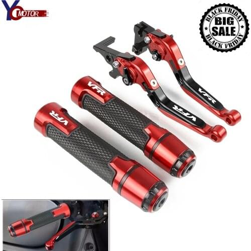 For HONDA VFR VFR750 1991-1997 1996 VFR800/F 2002-2017 2016 2015 2014 Motorcycle Brake Clutch Lever and Handle Grips vfr Handbar
