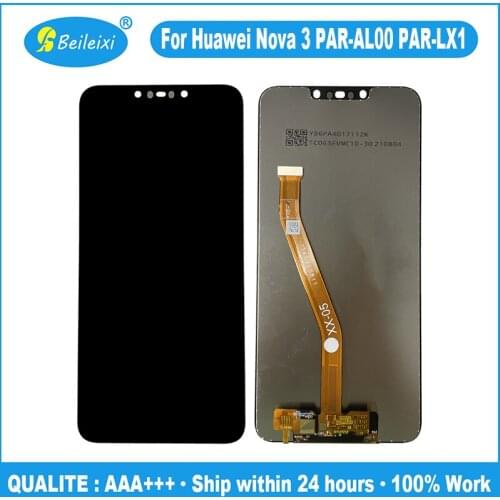 For Huawei Nova 3 nova 3i nova 3e ANE-LX1 PAR-AL00 LX1 INE-AL00 TL00 LCD Display Touch Screen Digitizer Assembly Repair Parts
