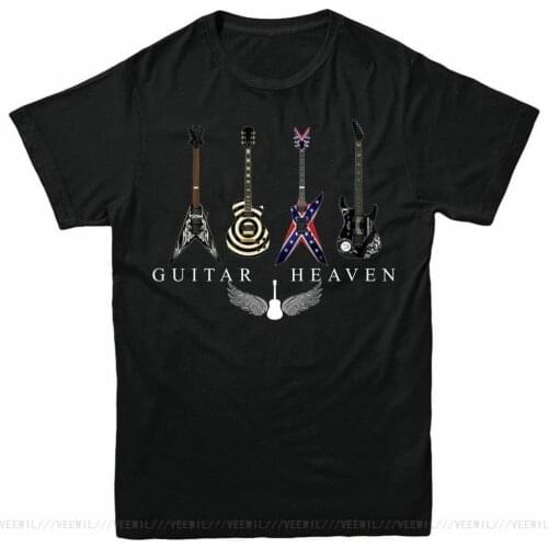 GUITAR HEAVEN T-Shirt CLASSIC ROCK HEAVY METAL MUSIC UNISEX ADULT Mens Womens TOP Wholesale O Neck Tee Shirt