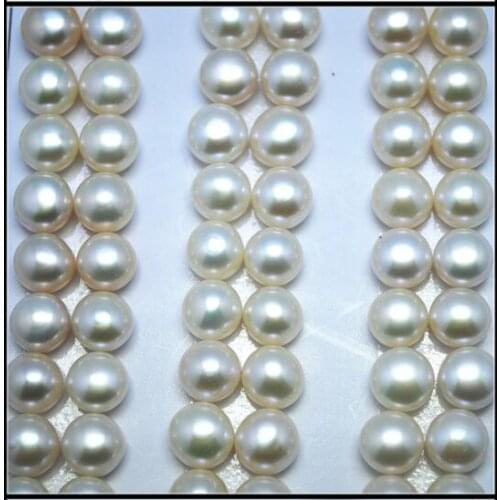 20pcs natural pearl cabochons cultured freshwater pearl beads for earring studs many colors available size8.0-8.5mm