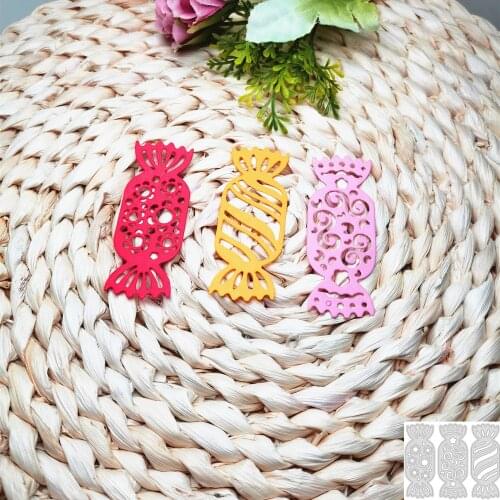 Candy Metal Cutting Dies Embossing Punch Knife Stencils for Scrapbooking Photos Album Decorative DIY Paper Cards Making New