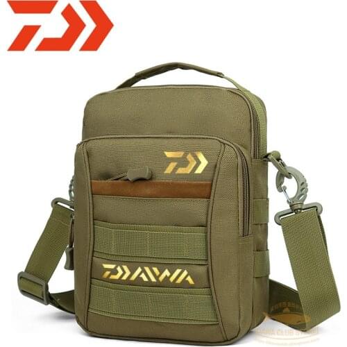 2021 DAWA fishing backpack outdoor tactical mens bag Mountaineering messenger bag DAIWA Multi-layer Storage bag Camping backpac