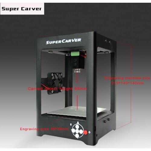 Desktop small laser engraving machine 2000MW DIY new listing of machine wood carving mobile phone wireless connection