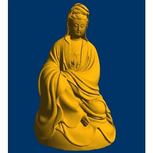 New arrival 3D Model relief for cnc in STL format Goddess Of Mercy_3