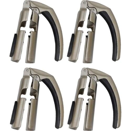 New 4 Pack Champagne Bottle Opener Sparkling Wine Cork Puller for Sparkling Wine, Wine Bottle Opener, Wine Cork Puller