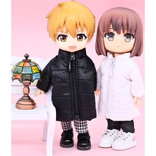 Ob11 baby GSC clay head coat winter medium long cotton coat Molly PICCODO cotton-padded coat windbreaker doll clothes