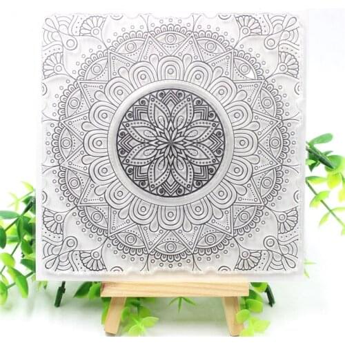 YPP CRAFT Flourish Flower Transparent Clear Silicone Stamps for DIY Scrapbooking/Card Making/Kids Craft Decoration Supplies 538