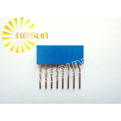 BLUE 8P 8Pin 11MM Long Needle 2.54MM Female Pin Header Strip Stackable Header x500PCS