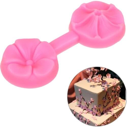 3D Flower Shape Silicone Mold Chocolate Confectionery Mold Sugarcraft DIY Fondant Cake Decorating Baking Tool