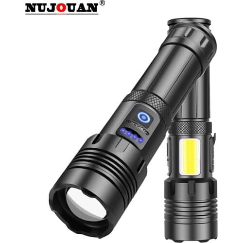 Super bright LED Flashlight 5 lighting modes Torch for Night Riding Camping Hiking Hunting Indoor Activities rechargeable 18650