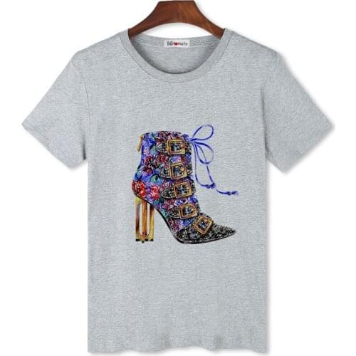 BGtomato beautiful high heel print tshirt creative style new design funny shirts original brand popular t-shirt men