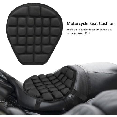 Motorcycle Seat Cover Air Pad Motorcycle Air Seat Cushion Cover Pressure Relief Protector For Cruiser Sport Touring Saddles