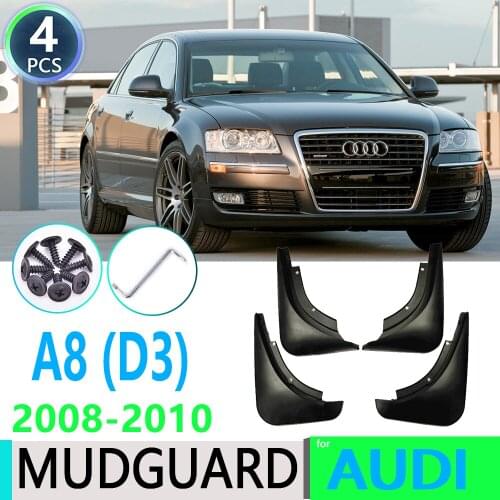 For Audi A8 D3 2008 2009 2010 Mudguard Mud Flaps Guard Splash Flap Mudguards Car Accessories