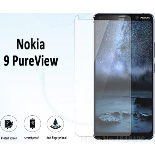 For Nokia 9 PureView Tempered Glass Screen Protector 9H Explosion Proof Protective Mobile Phone Glass for Nokia 9 PureView Case
