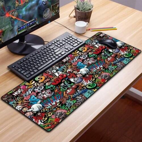 Gaming Mouse Pad Gamer Keyboard Mouse Mat Gaming Desk Mousepad Large Computer Mousepad Anti-slip Natural Rubber Mat