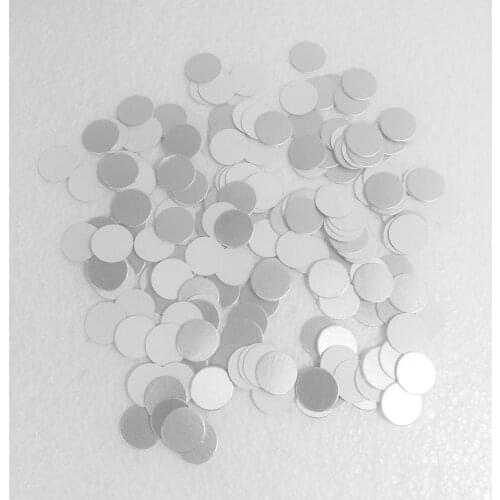 Induction sealing 63mm plactic laminated aluminum foil lid liners 5000pcs