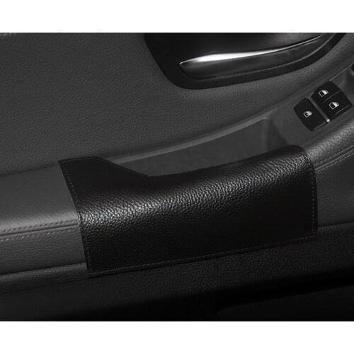 Interior Leather Door Armrest Cover For BMW 5 Series F10 F18 2011 - 2017 Car Driving Side Door Handle Armrest Panel Trim Cover