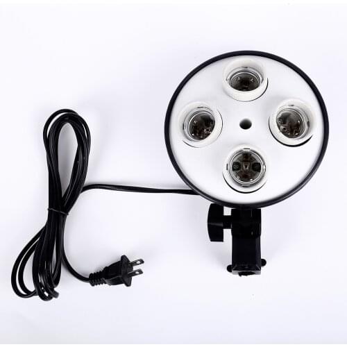 CY ceramics Photography 4 in 1 E27 Base Socket Light Lamp Bulb Holder Adapter for Photo Video Studio Softbox factory Outlet